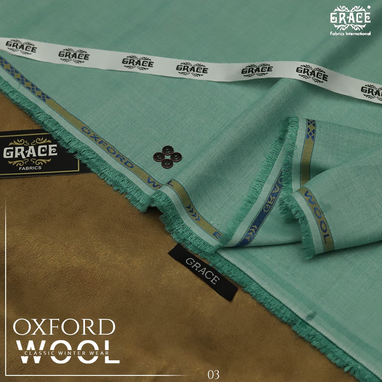 Grace premium unstitched fabric
