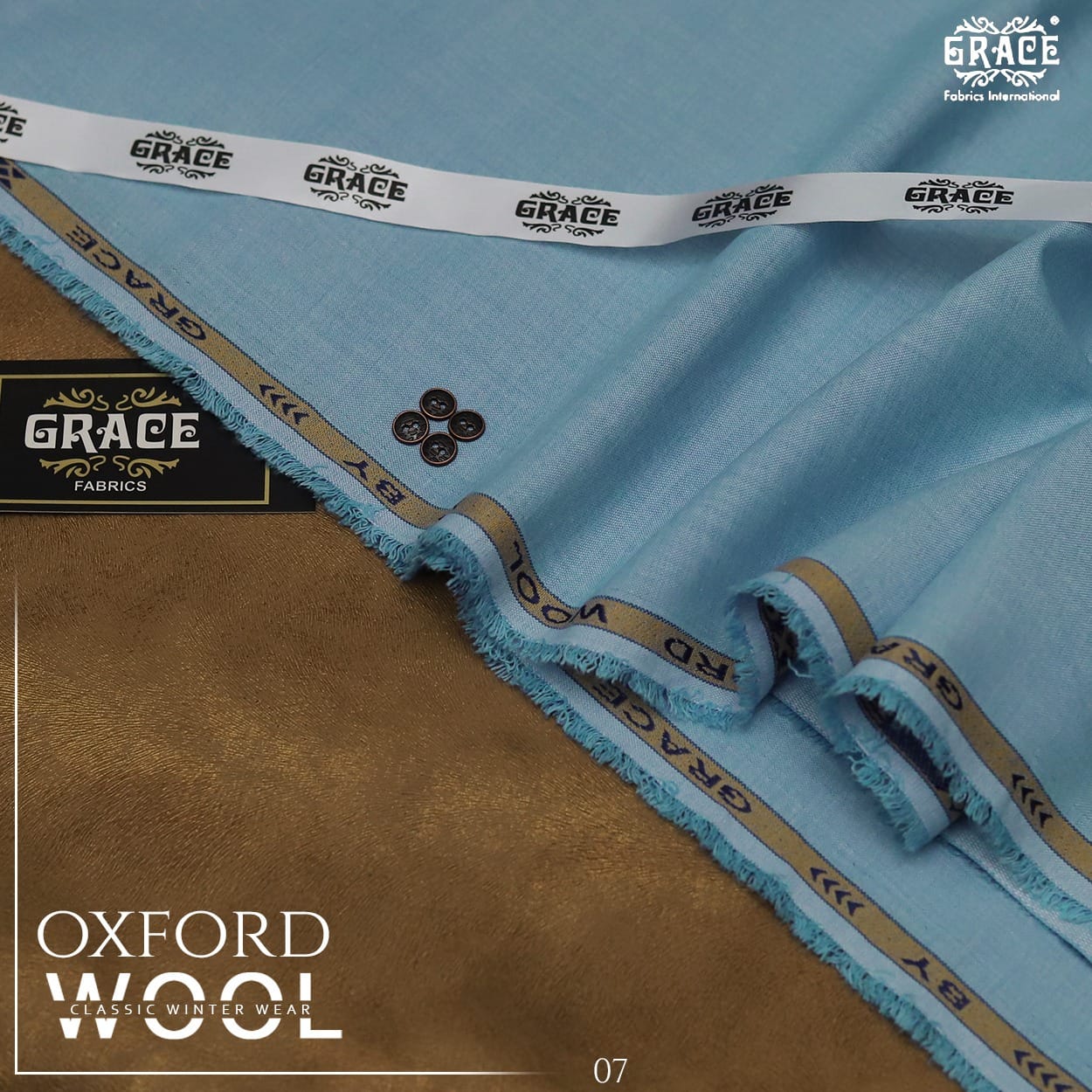 Grace premium unstitched fabric